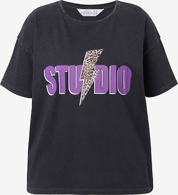 Studio Untold Shirt in Grey: front