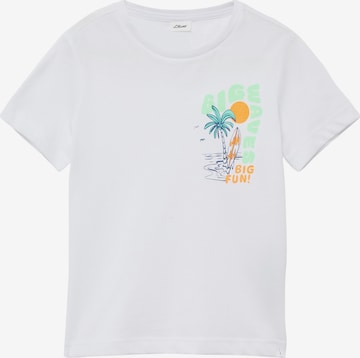 s.Oliver Shirt in Weiß: Vorderseite