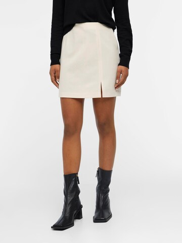 OBJECT - Falda 'Lisa' en beige: frente