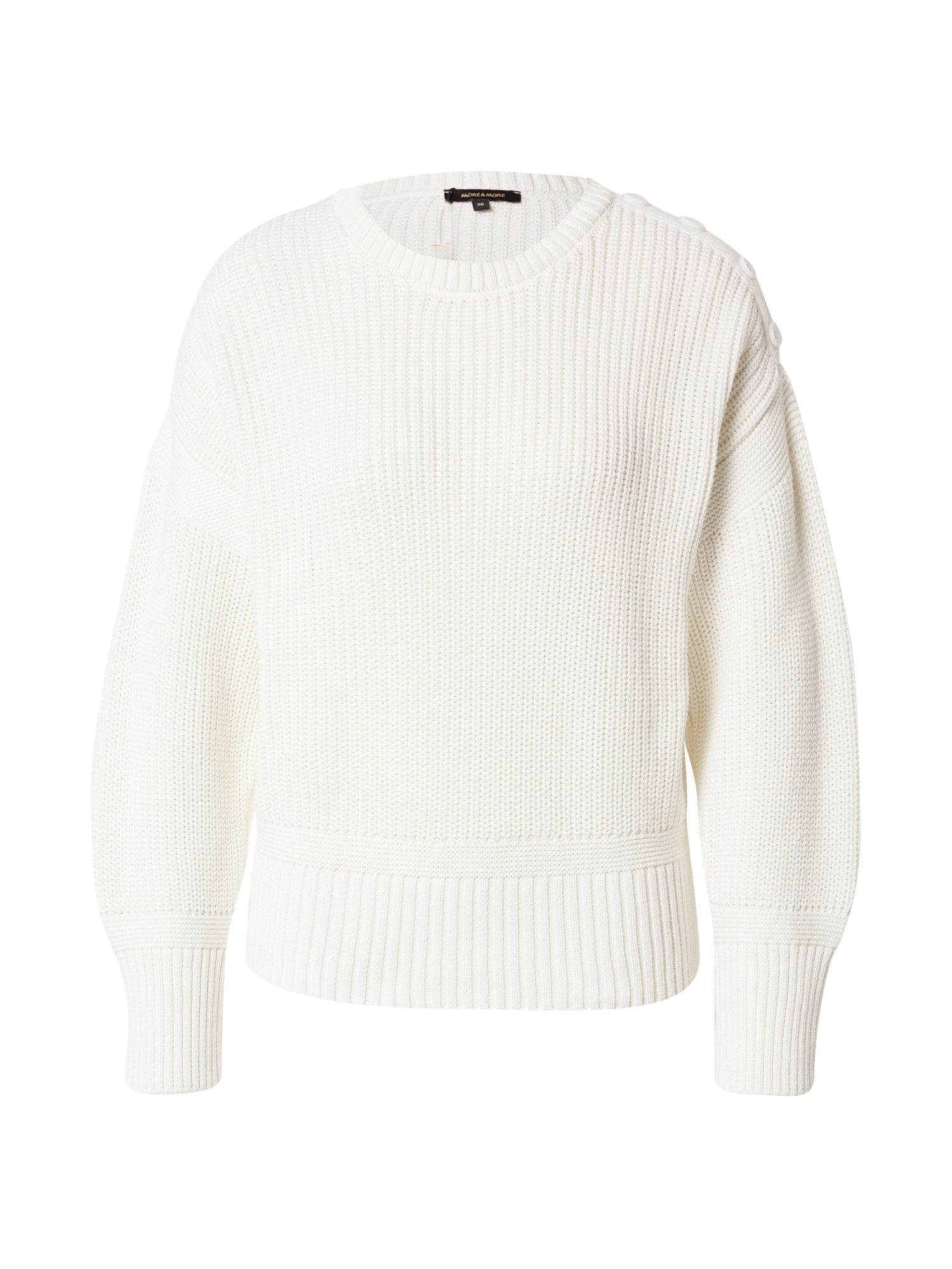 Pullover e cardigan Abbigliamento MORE & MORE Pullover in Crema Pullover e cardigan Abbigliamento MORE & MORE Pullover in Crema