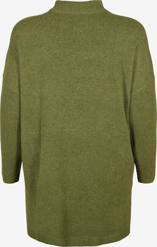 Zizzi Sweter 'Casunny' w kolorze zielony