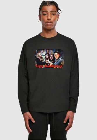 ABSOLUTE CULT Shirt 'Friends - Ugly Naked Guy' in Black: front