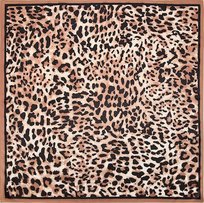 MANGO Ručnik 'LEONA' u ecru/prljavo bijela / svijetlosmeđa / crna, Pregled proizvoda