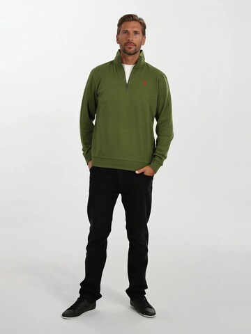 U.S. POLO ASSN. Sweatshirt in Grün