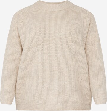 Pull-over ONLY Carmakoma en gris : devant