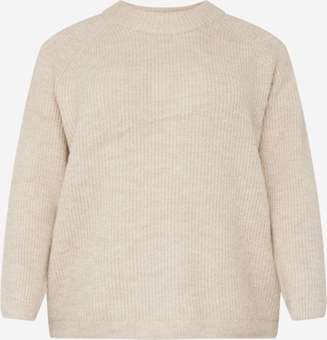 ONLY Carmakoma - Pullover em cinzento: frente