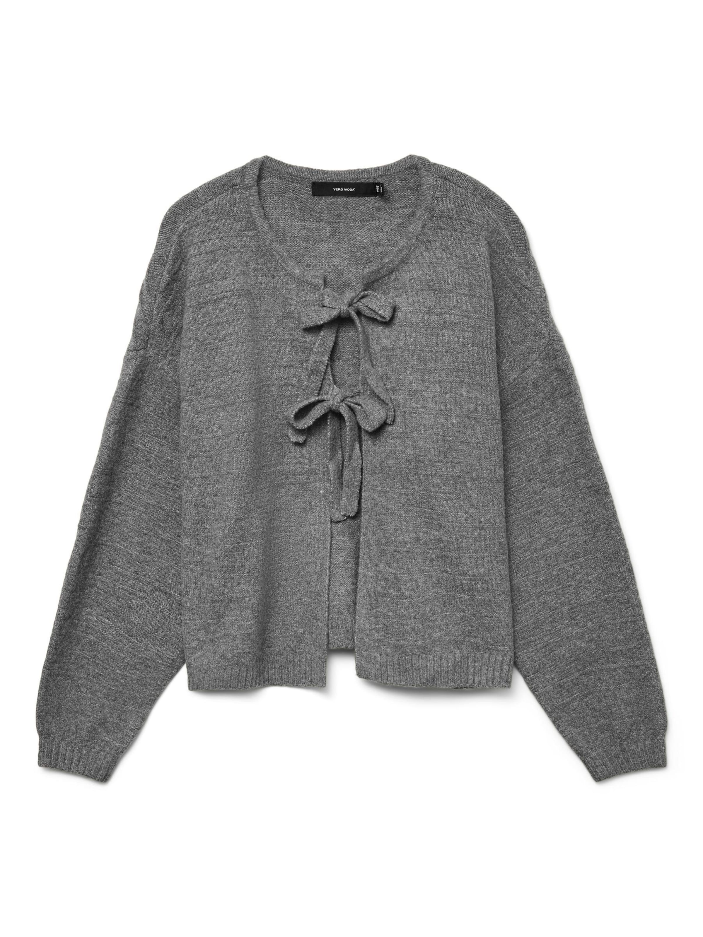 VERO MODA Cardigan 'VMBOOM' en gris chiné, Vue avec produit