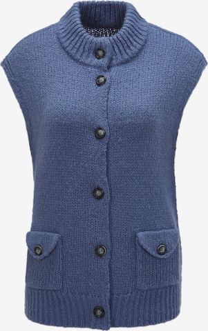 Goldner Knitted Vest in Blue: front