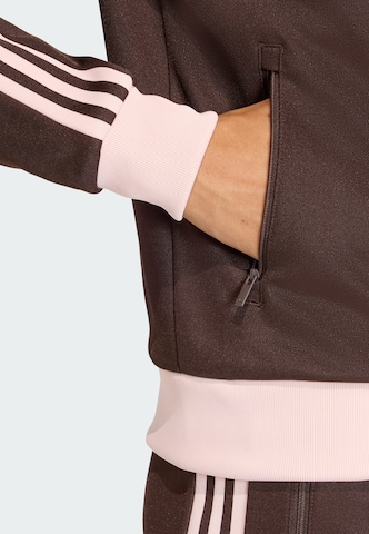 Veste de survêtement 'Classic' ADIDAS ORIGINALS en marron