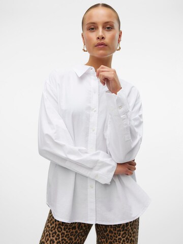 VERO MODA Blouse 'Ida' in Wit: voorkant
