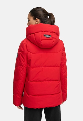 Giacca invernale 'Kuscheltatze XVI' di MARIKOO in rosso