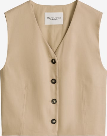 Gilet de costume Marc O'Polo en beige : devant
