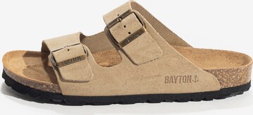 Bayton Pantolette 'Tracy' i beige: framsida