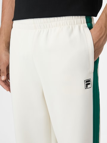 Loosefit Pantaloni 'Como' di FILA in bianco