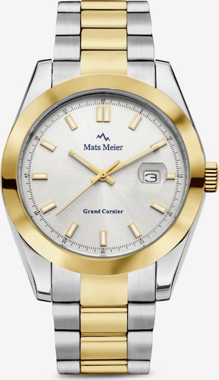 Mats Meier Montre à affichage analogique en or / argent / blanc, Vue avec produit