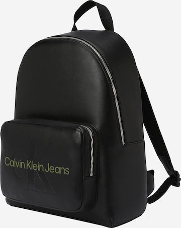 Zaino 'CAMPUS' di Calvin Klein Jeans in nero: frontale