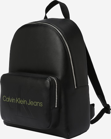 Calvin Klein Jeans Hátizsák 'CAMPUS' - fekete: elől