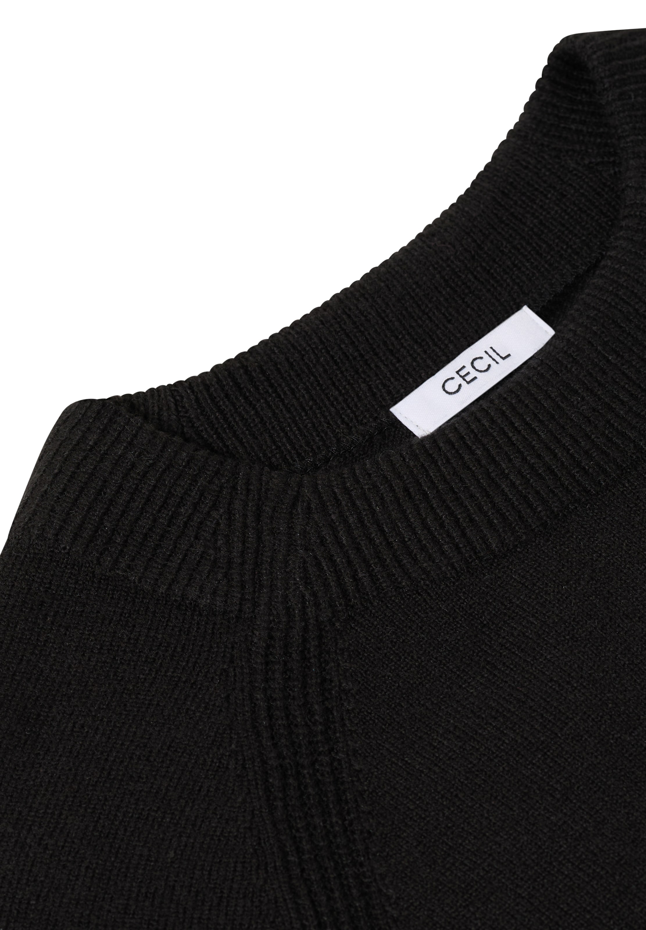 CECIL Knitted dress in Black