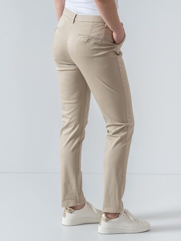 Slimfit Pantaloni chino 'Chiva 7500' di W. Wegener in beige