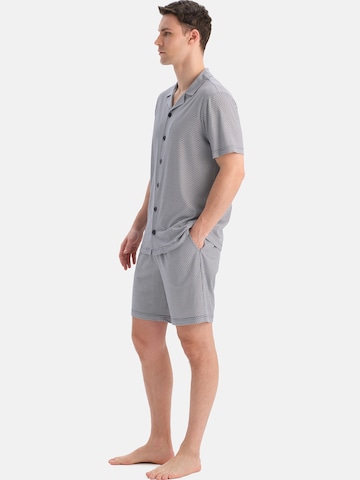 Dagi Pyjama kort in Grijs