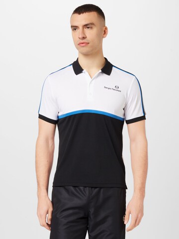 Sergio Tacchini - Camiseta funcional 'LISTA' en blanco: frente