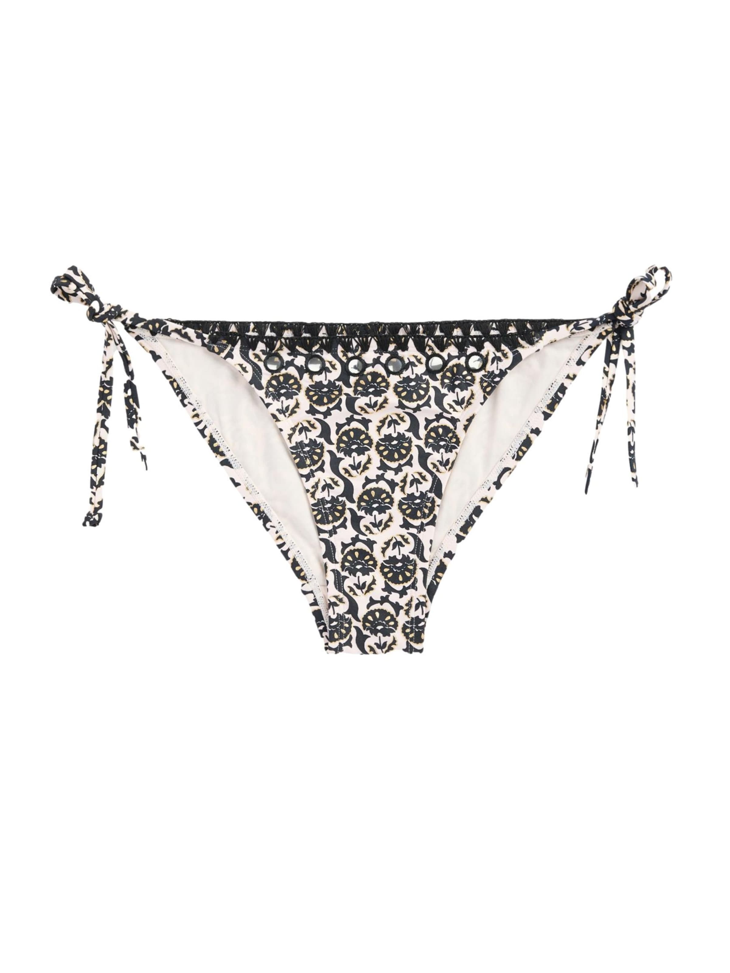 Next Bas de bikini en beige / noir, Vue avec produit