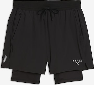PUMA Regular Sportshorts in Schwarz: Vorderseite