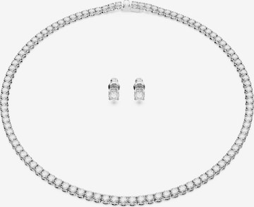 Swarovski Jewelry Set in Silver: front