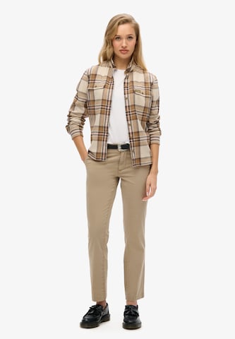 Superdry Slimfit Hose in Grau