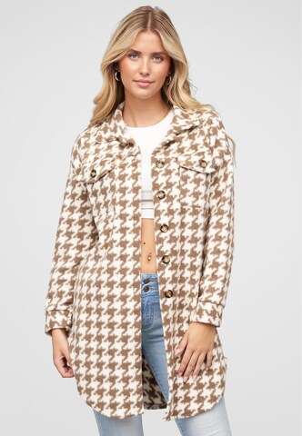 Cloud5ive Fleecová mikina – béžová: přední strana