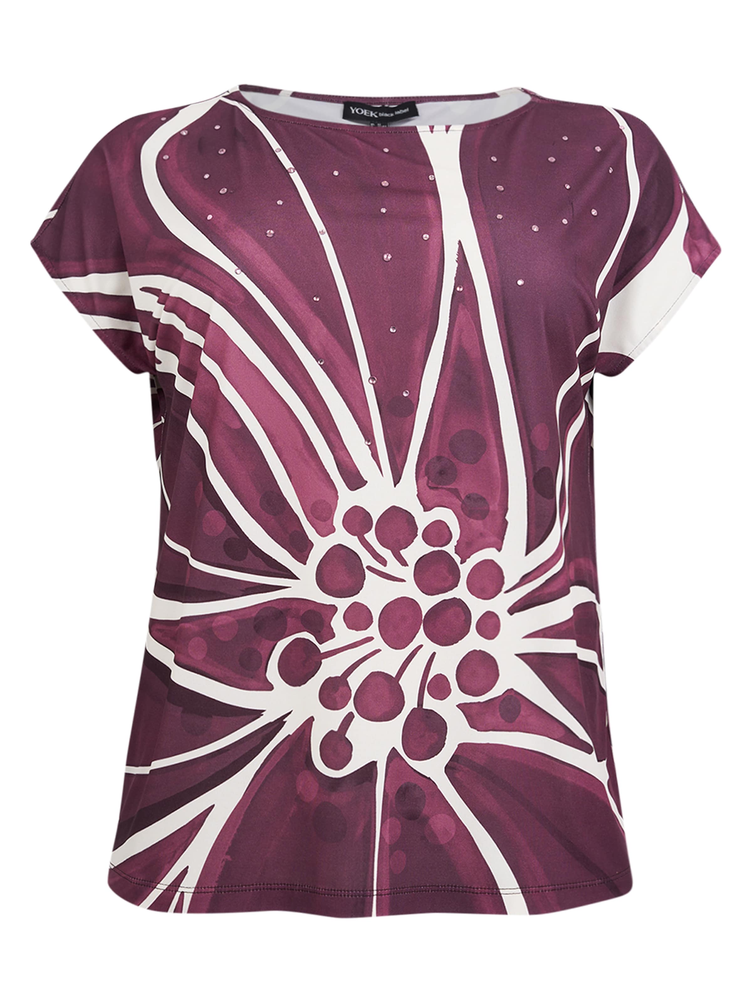 YOEK Shirt in Rood: voorkant