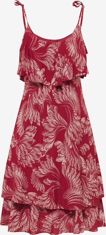 faina Letnia sukienka w kolorze czerwony: przód