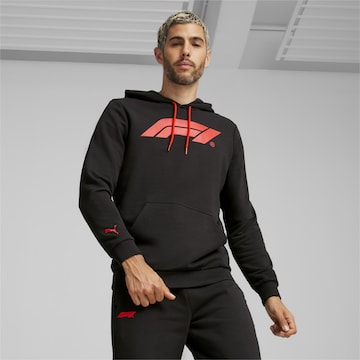 PUMA Athletic Sweatshirt 'F1® ESS' in Black: front