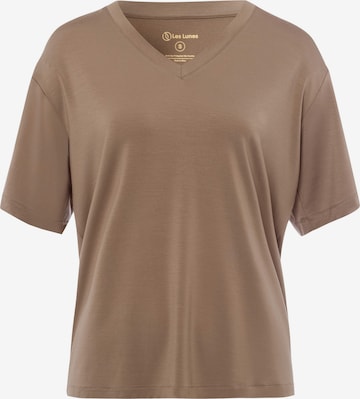 Les Lunes Shirt 'PAARKER' in Brown: front