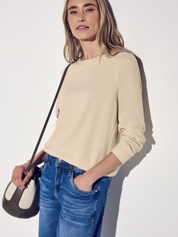 Felpa di STREET ONE in beige: frontale
