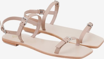 Desa - Sandalias 'Sandalen' en beige: frente