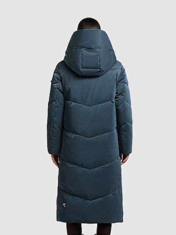 khujo Zimní kabát 'Pulset Shiny' – zelená