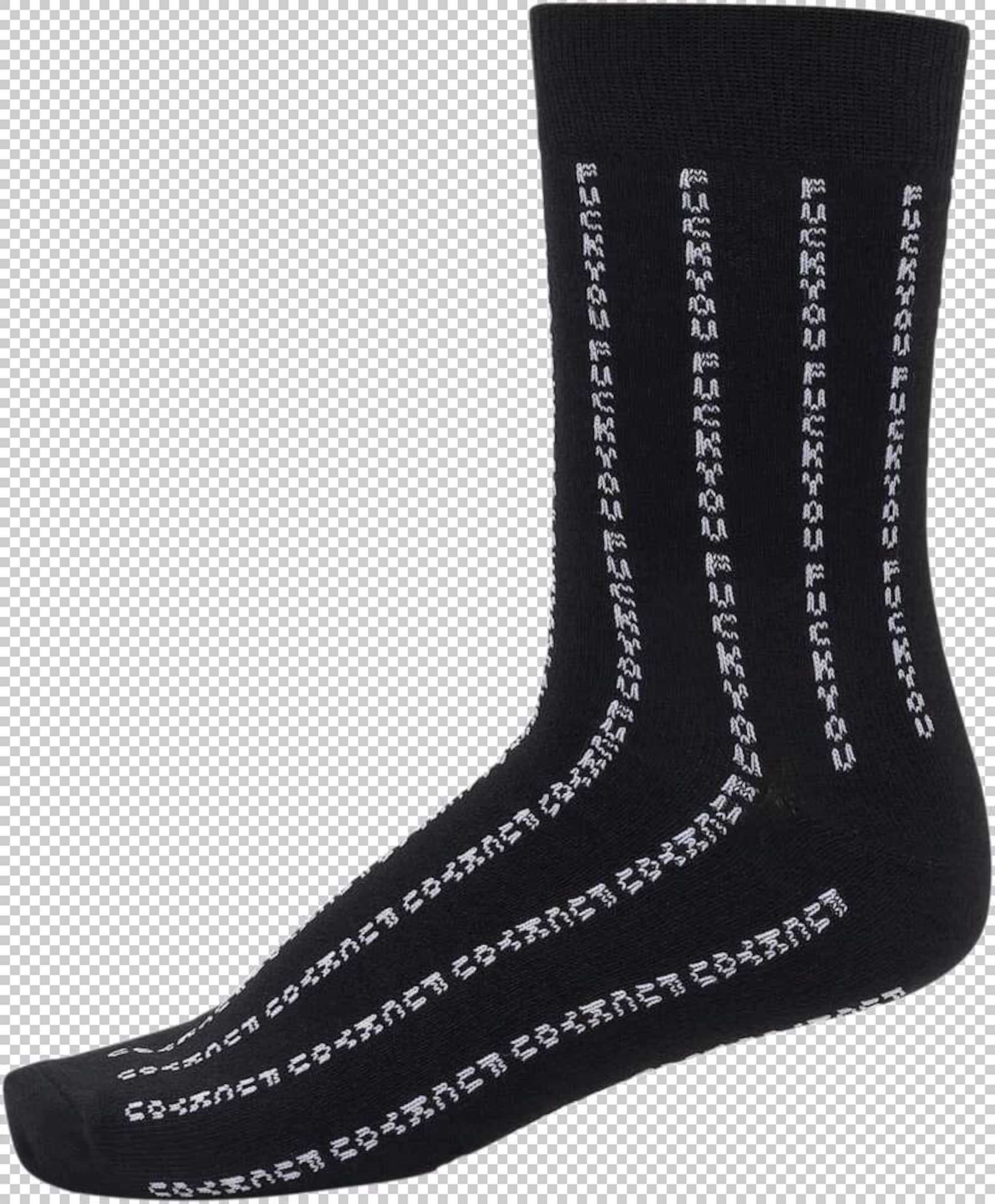 Mister Tee Къси чорапи 'Fuck You' в сиво