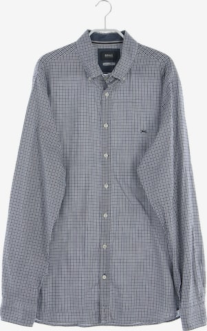 BRAX Button Up Shirt in L in Grey: front