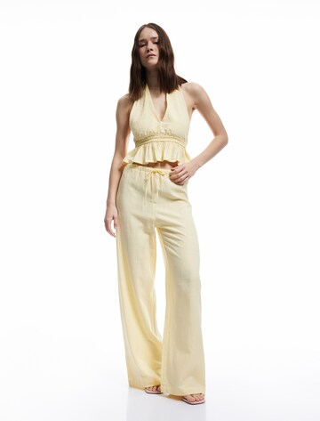 Koton Wide Leg Hose in Gelb