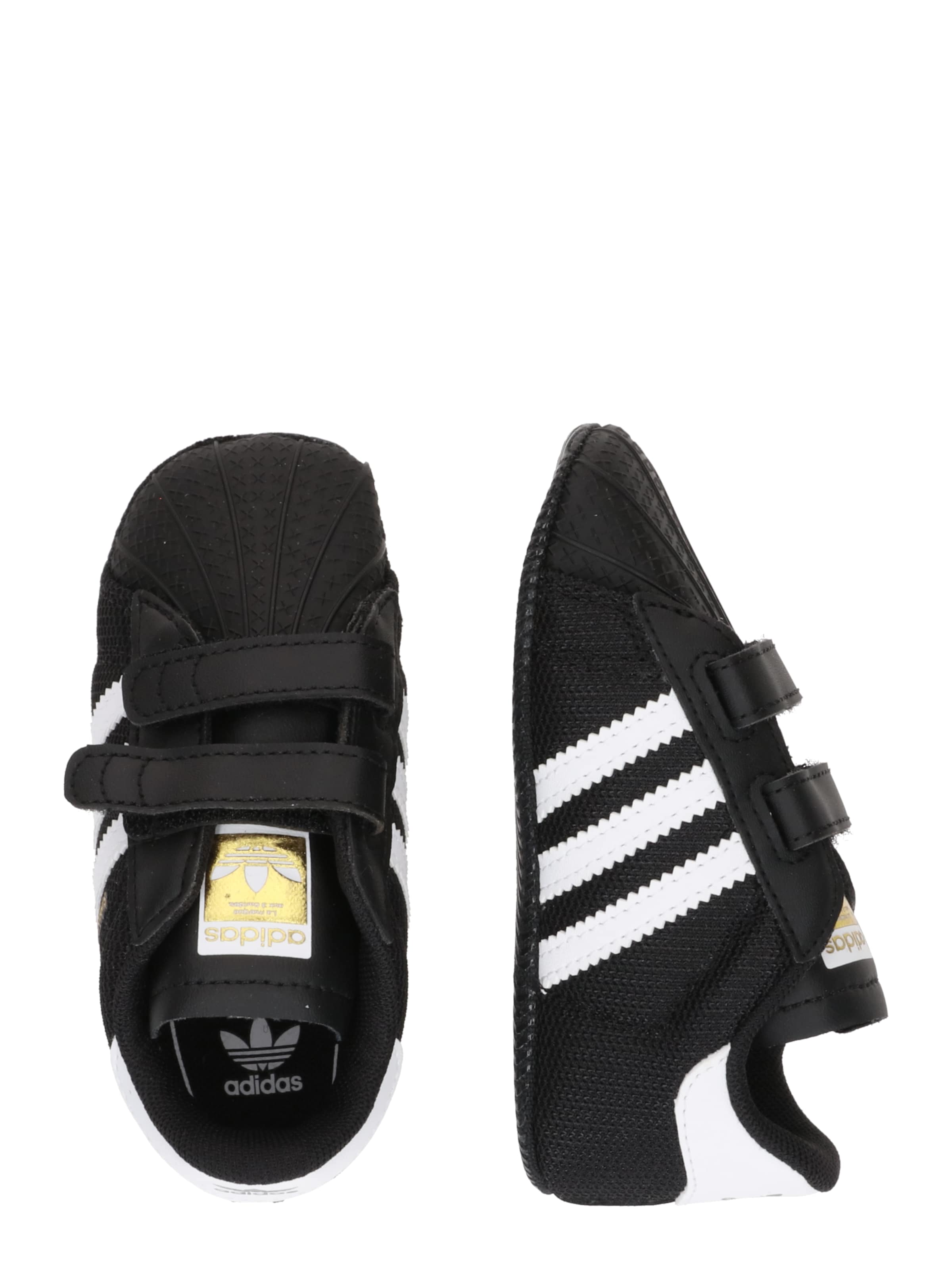 ADIDAS ORIGINALS Superge 'SUPERSTAR' | črna barva