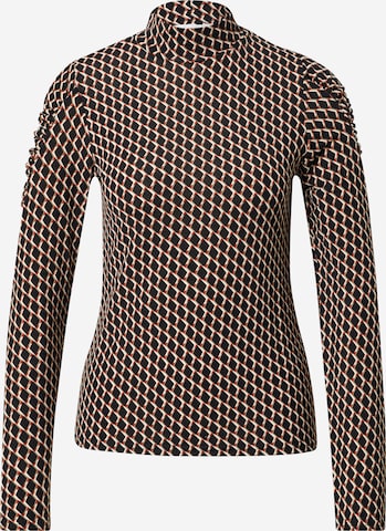 Warehouse Тениска в черно: отпред