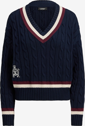 Lauren Ralph Lauren Petite Pulover u morsko plava / boja vina / bijela, Pregled proizvoda