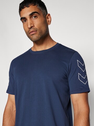 Hummel Performance shirt 'ELEMENTAL' in Blue