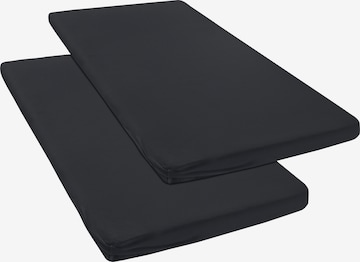 MY HOME Bed Sheet in Black: front