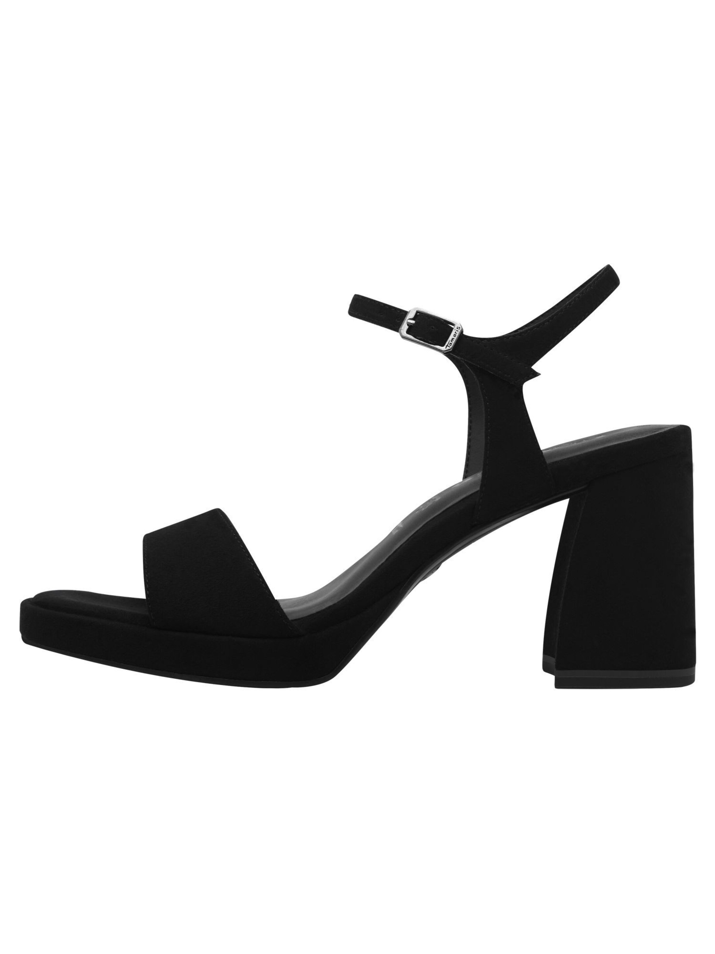 Tamaris Sandalen met riem in Zwart