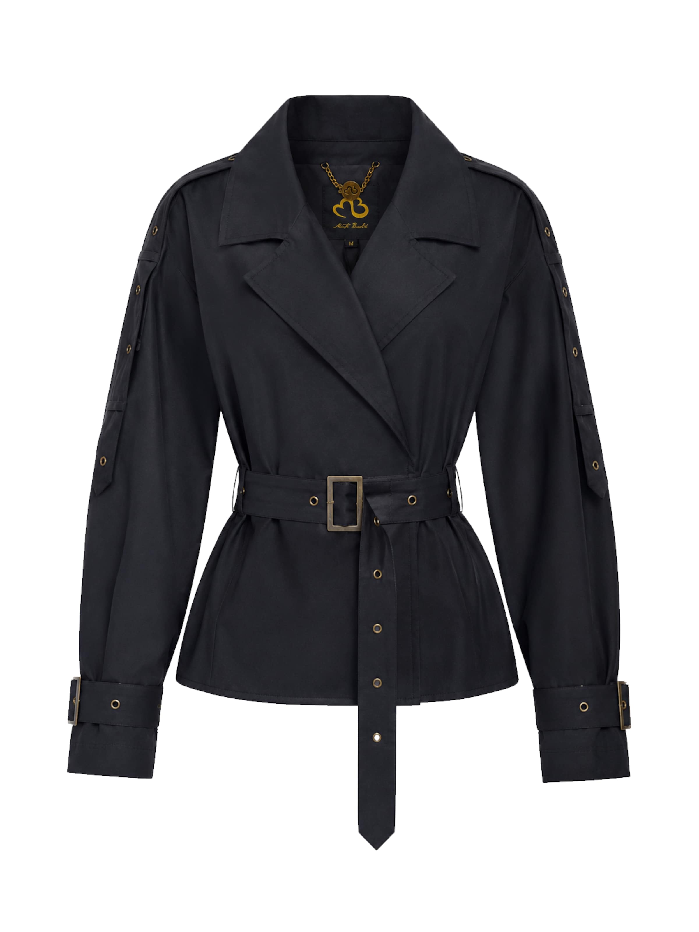 MB by Marta Buzolic Between-season jacket in Black: front