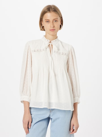 ONLY - Blusa en blanco: frente