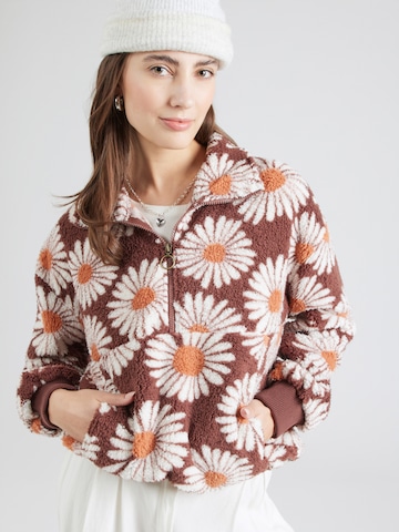 BILLABONG Pullover 'TIME OFF' in Braun: Vorderseite