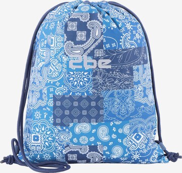 2be Gym Bag in Blue: front